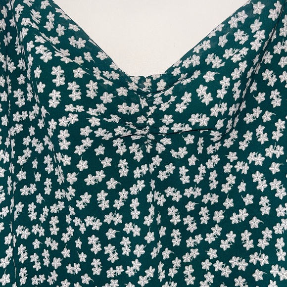 Y2K Princess polly green mini floral slip dress - Picture 6 of 8
